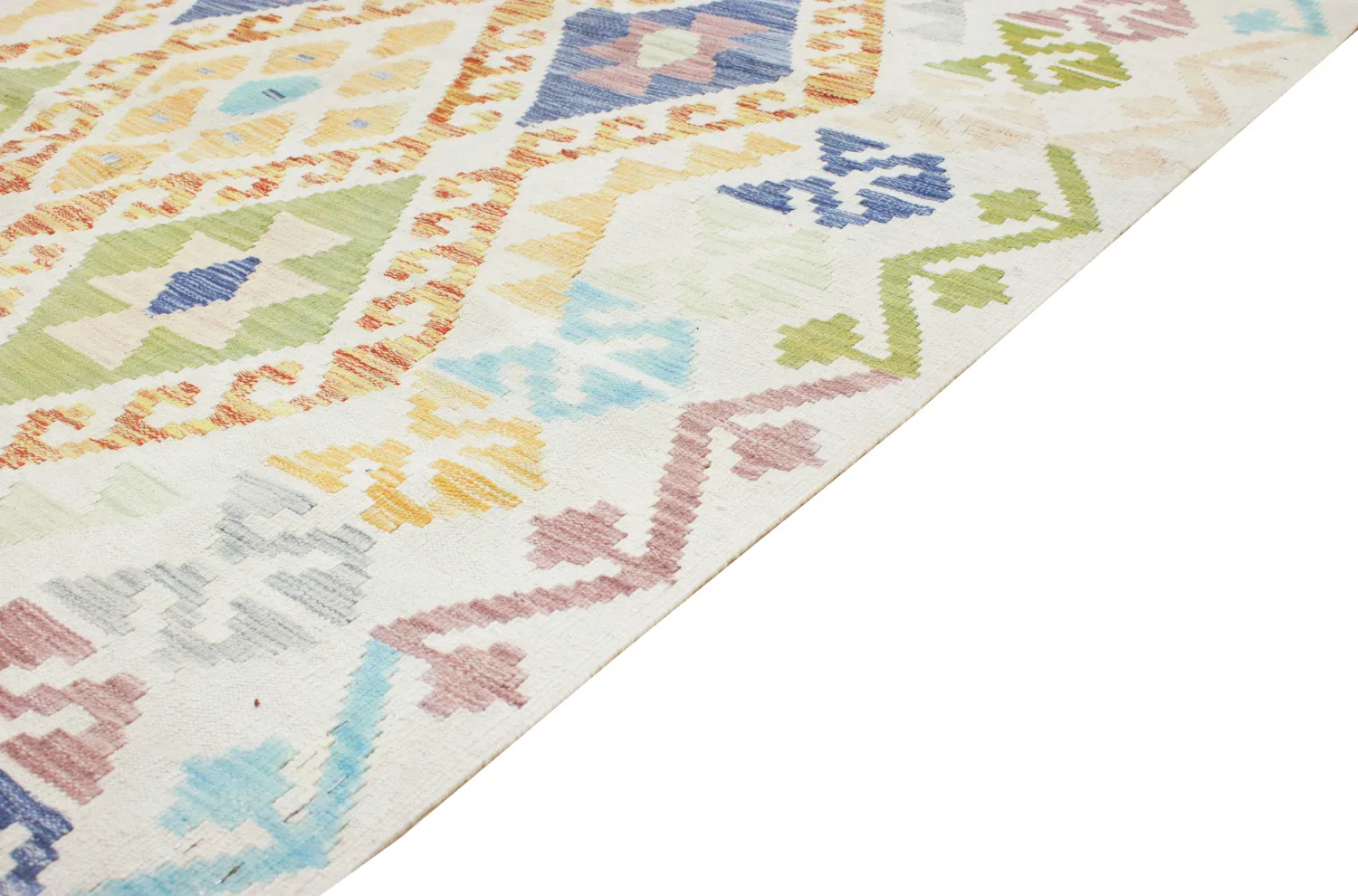 Orientalisk Matta - Vegi Kelim Hand Woven - 159 x 200 cm