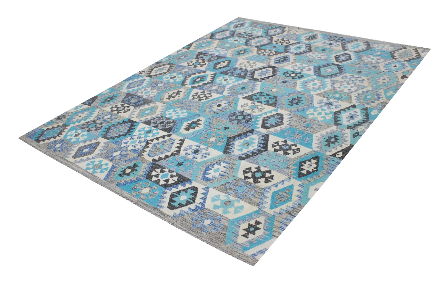 Orientalisk Matta - Vegi Kelim Hand Woven - 251 x 305 cm