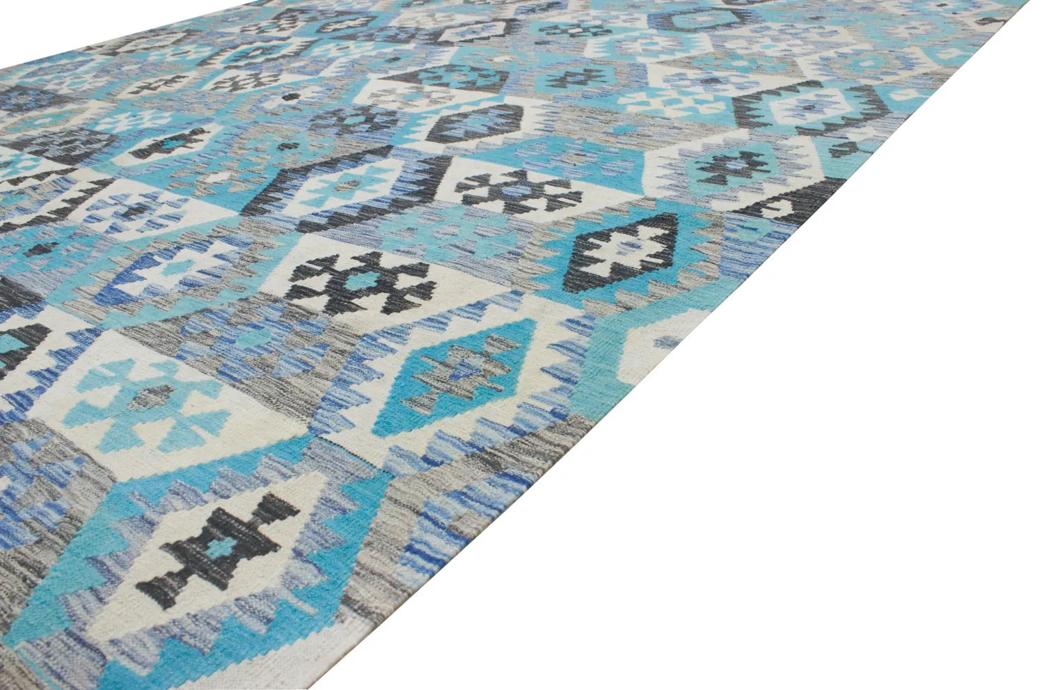 Orientalisk Matta - Vegi Kelim Hand Woven - 251 x 305 cm
