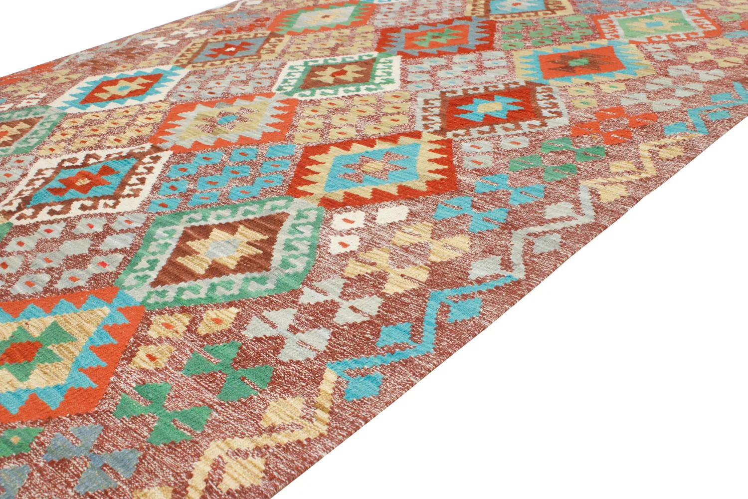 Orientalisk Matta - Vegi Kelim Hand Woven - 174 x 241 cm