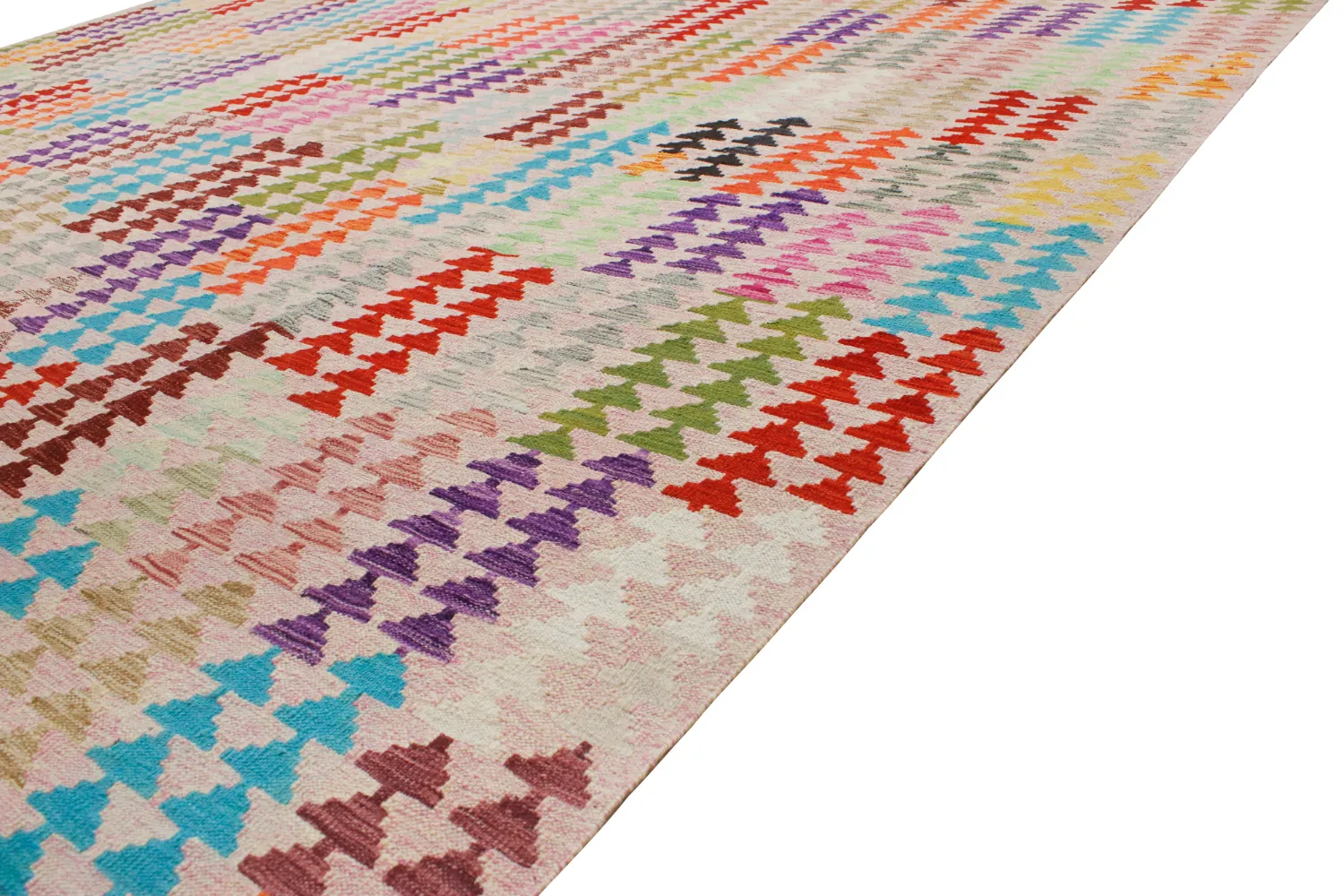 Orientalisk Matta - Vegi Kelim Hand Woven - 298 x 403 cm