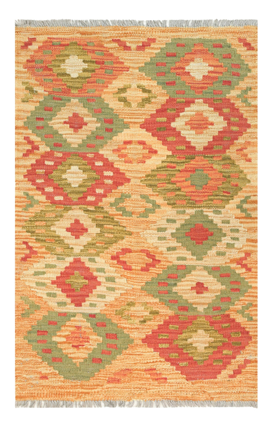 Orientalisk Matta - Vegi Kelim Hand Woven - 54 x 86 cm (Storlek: 54 x 86 cm)