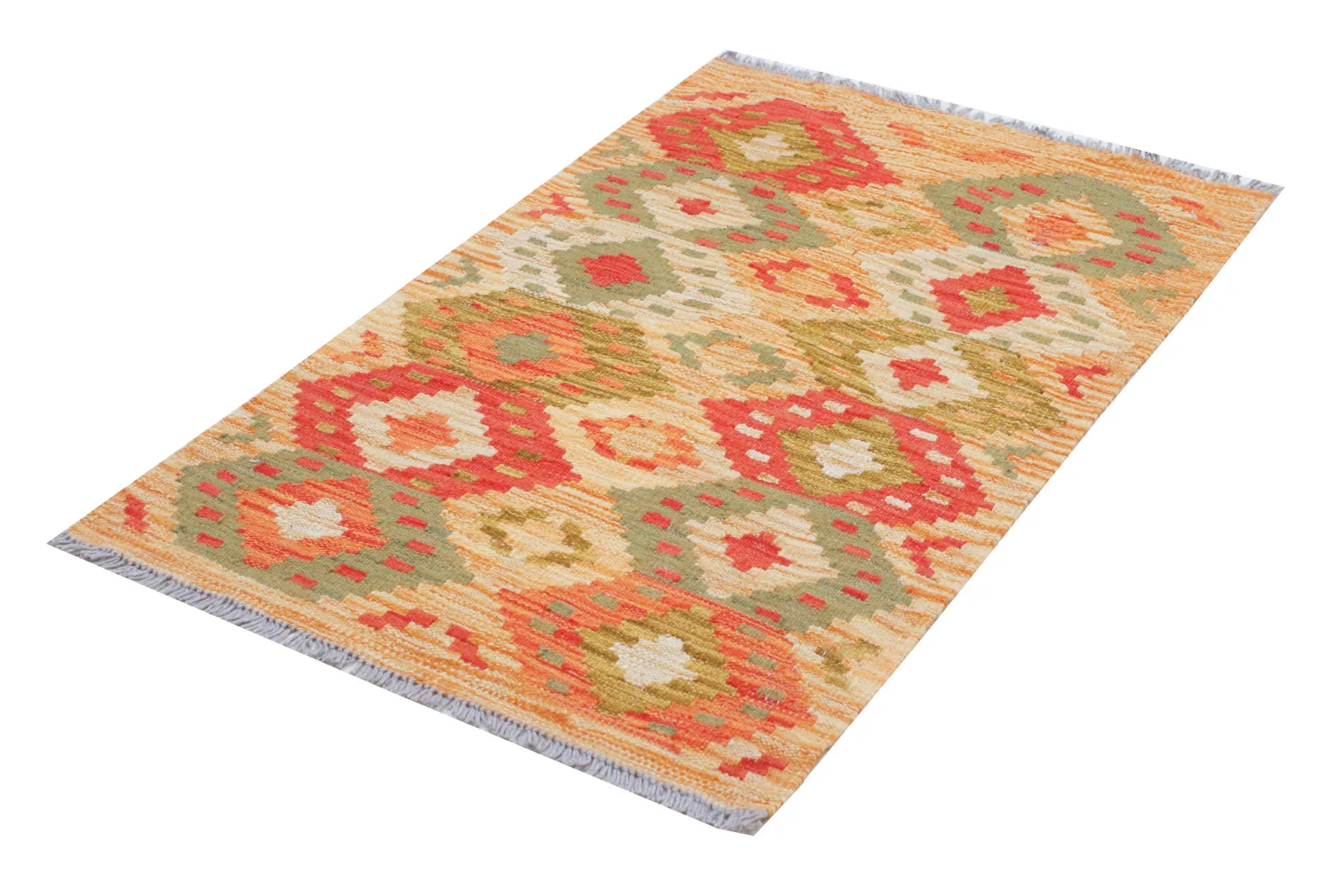Orientalisk Matta - Vegi Kelim Hand Woven - 54 x 86 cm