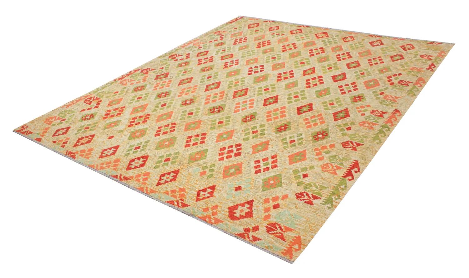 Orientalisk Matta - Vegi Kelim Hand Woven - 305 x 392 cm