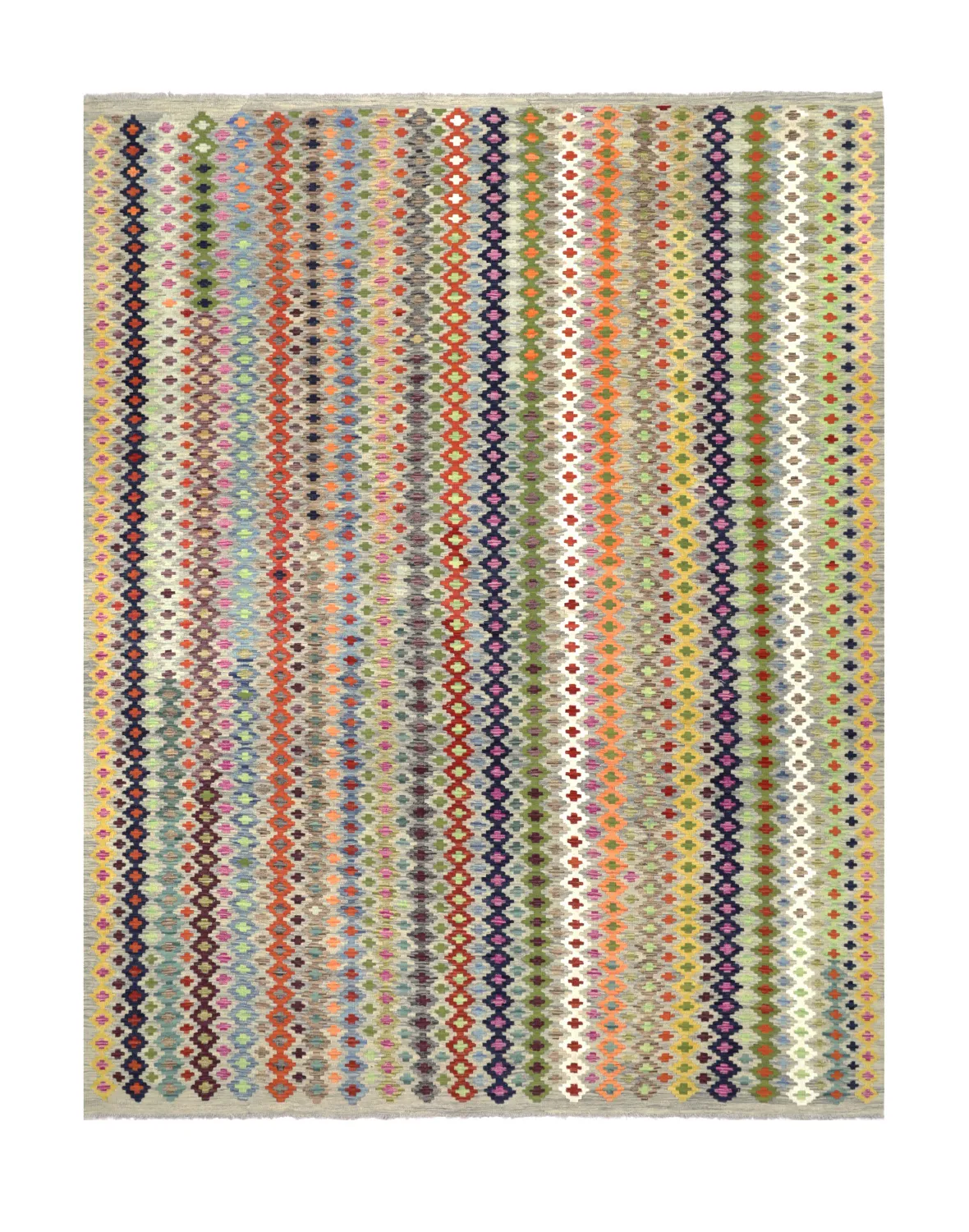 Orientalisk Matta - Vegi Kelim Hand Woven - 296 x 344 cm
