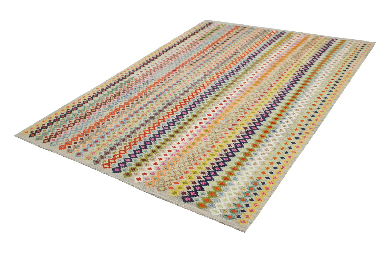 Orientalisk Matta - Vegi Kelim Hand Woven - 296 x 344 cm