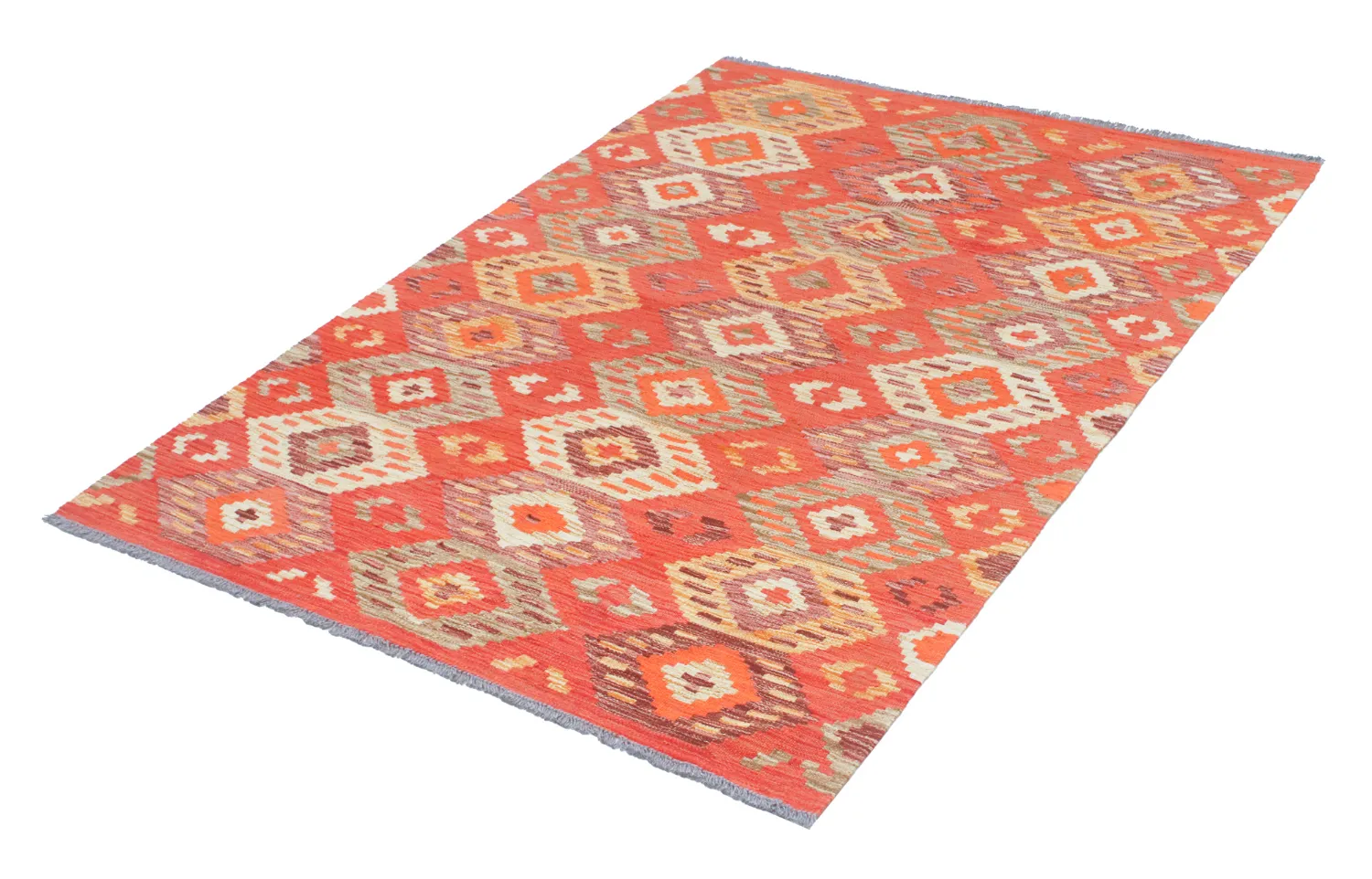 Orientalisk Matta - Vegi Kelim Hand Woven - 123 x 172 cm