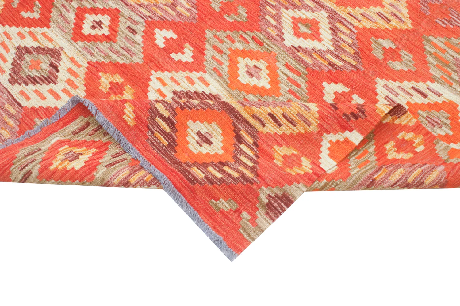 Orientalisk Matta - Vegi Kelim Hand Woven - 123 x 172 cm