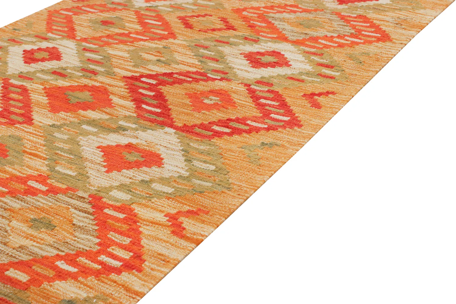 Orientalisk Matta - Vegi Kelim Hand Woven - 83 x 201 cm
