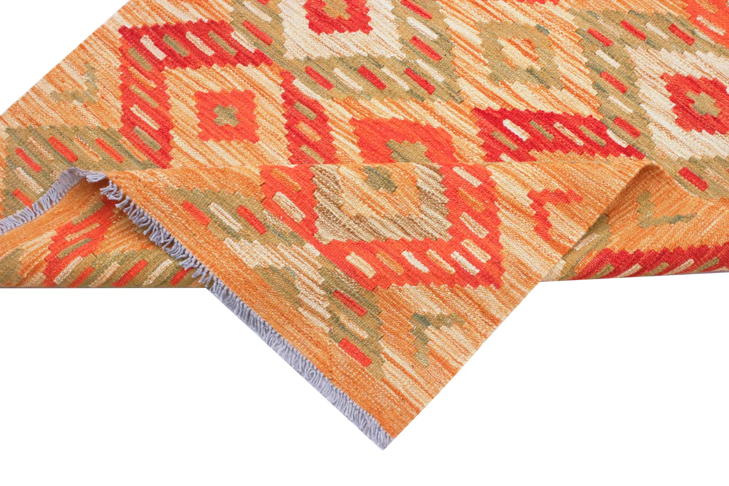 Orientalisk Matta - Vegi Kelim Hand Woven - 83 x 201 cm