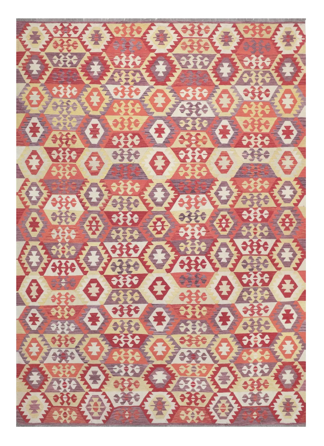 Orientalisk Matta - Vegi Kelim Hand Woven - 248 x 352 cm