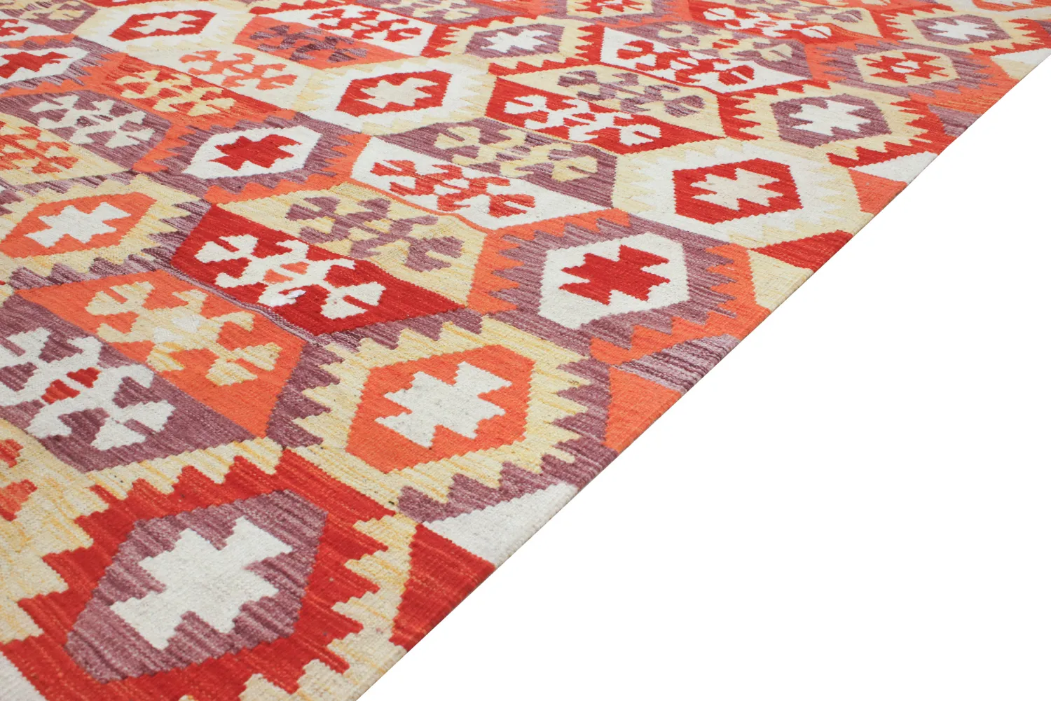 Orientalisk Matta - Vegi Kelim Hand Woven - 248 x 352 cm