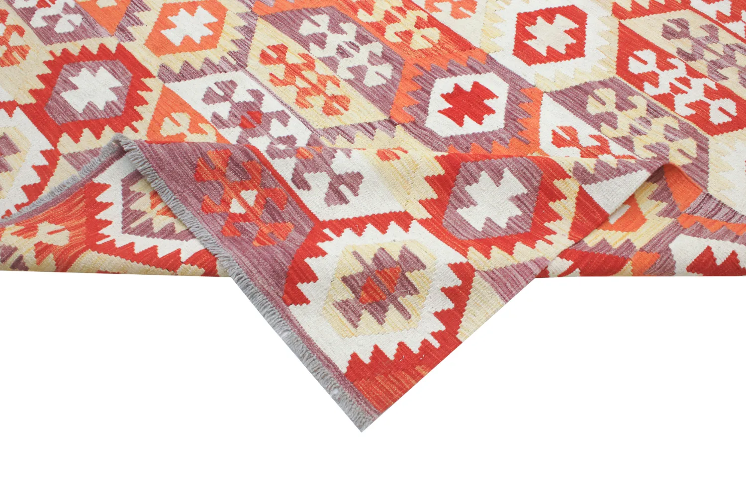 Orientalisk Matta - Vegi Kelim Hand Woven - 248 x 352 cm