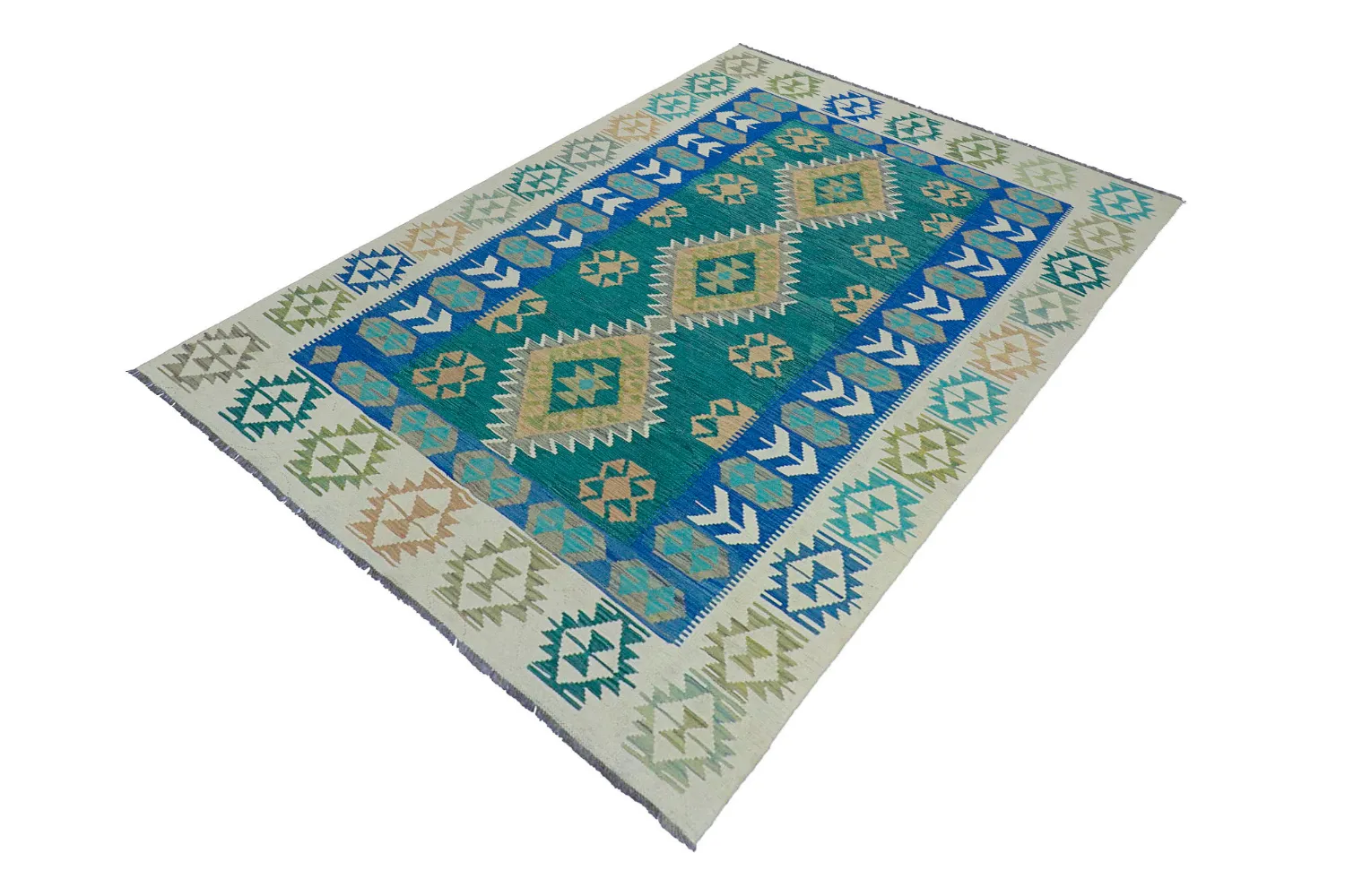 Orientalisk Matta - Vegi Kelim Hand Woven - 171 x 250 cm