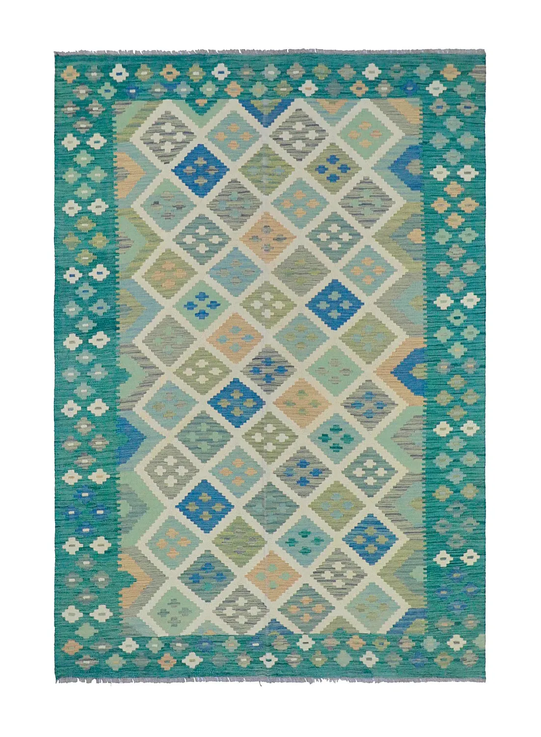Orientalisk Matta - Vegi Kelim Hand Woven - 169 x 248 cm