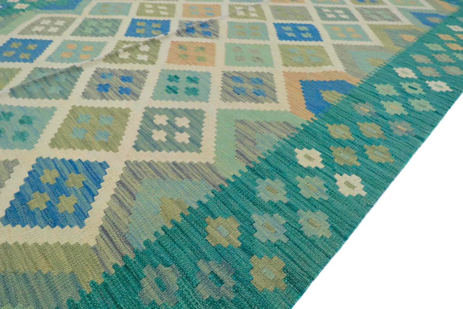 Orientalisk Matta - Vegi Kelim Hand Woven - 169 x 248 cm
