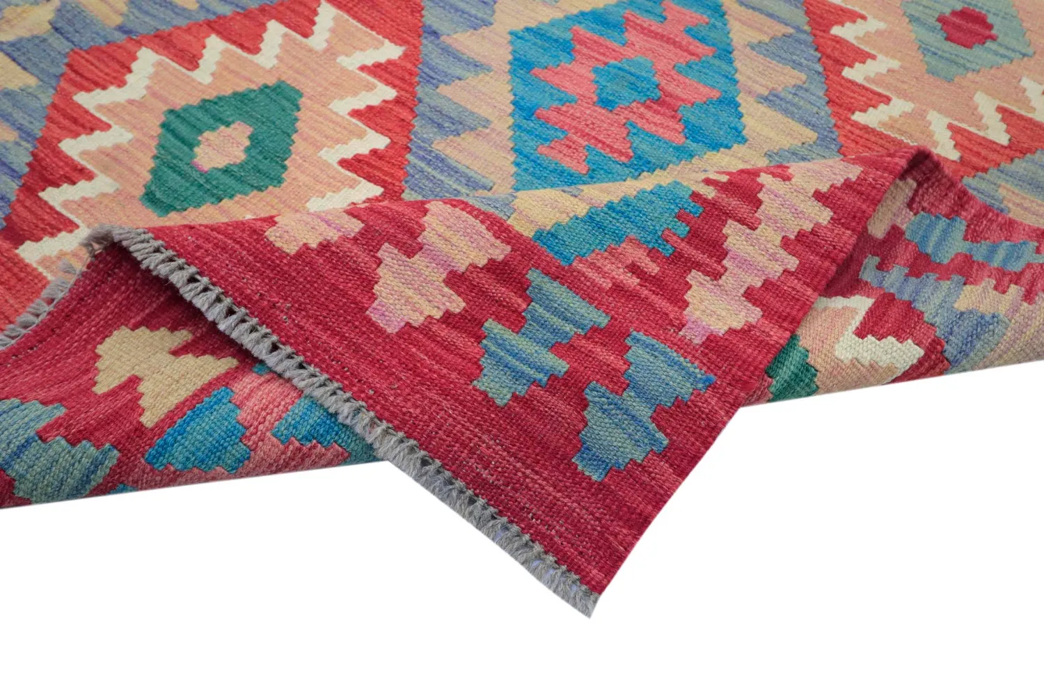 Orientalisk Matta - Vegi Kelim Hand Woven - 175 x 245 cm