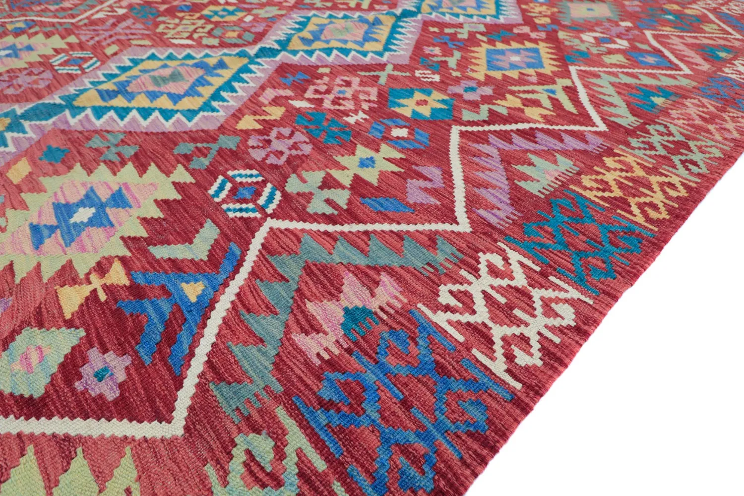 Orientalisk Matta - Vegi Kelim Hand Woven - 161 x 243 cm