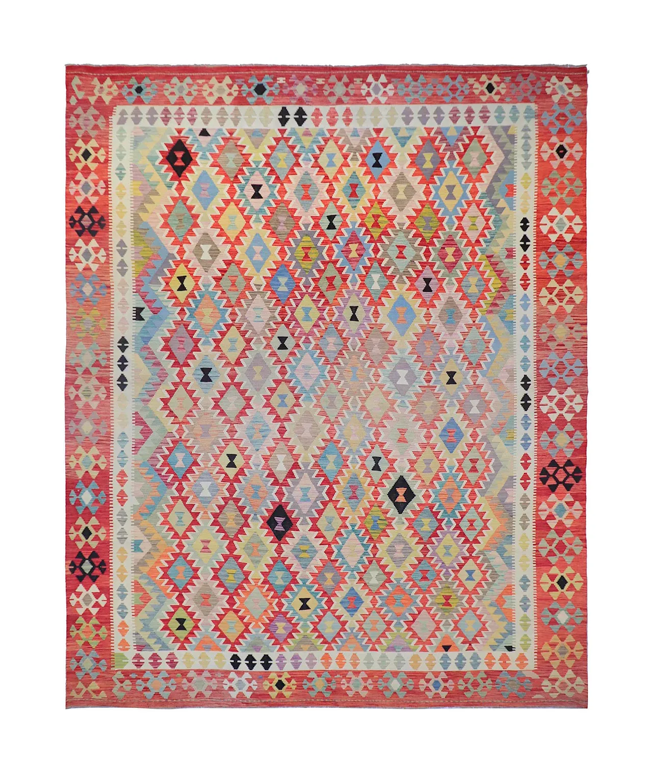 Orientalisk Matta - Vegi Kelim Hand Woven - 323 x 415 cm