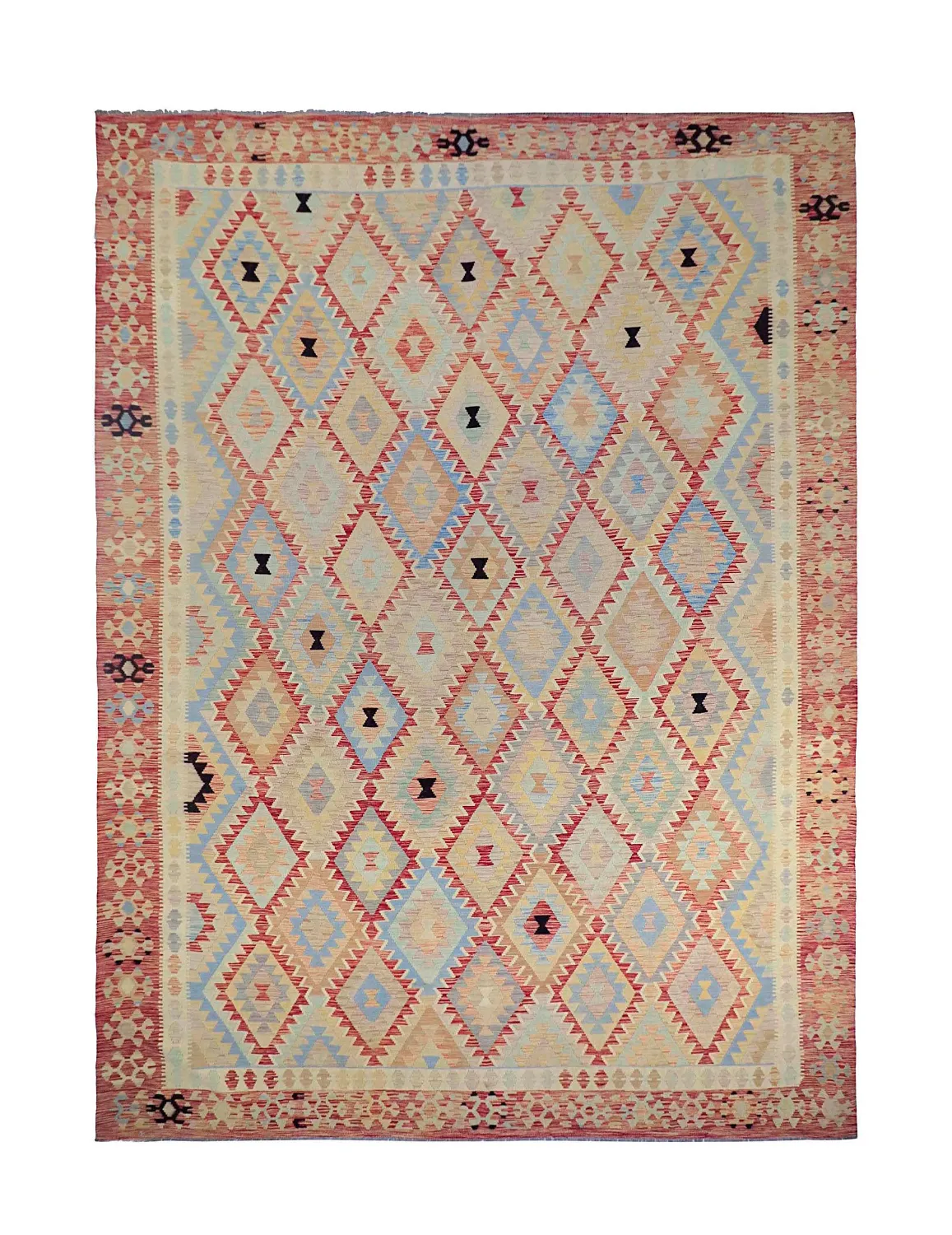 Orientalisk Matta - Vegi Kelim Hand Woven - 313 x 427 cm