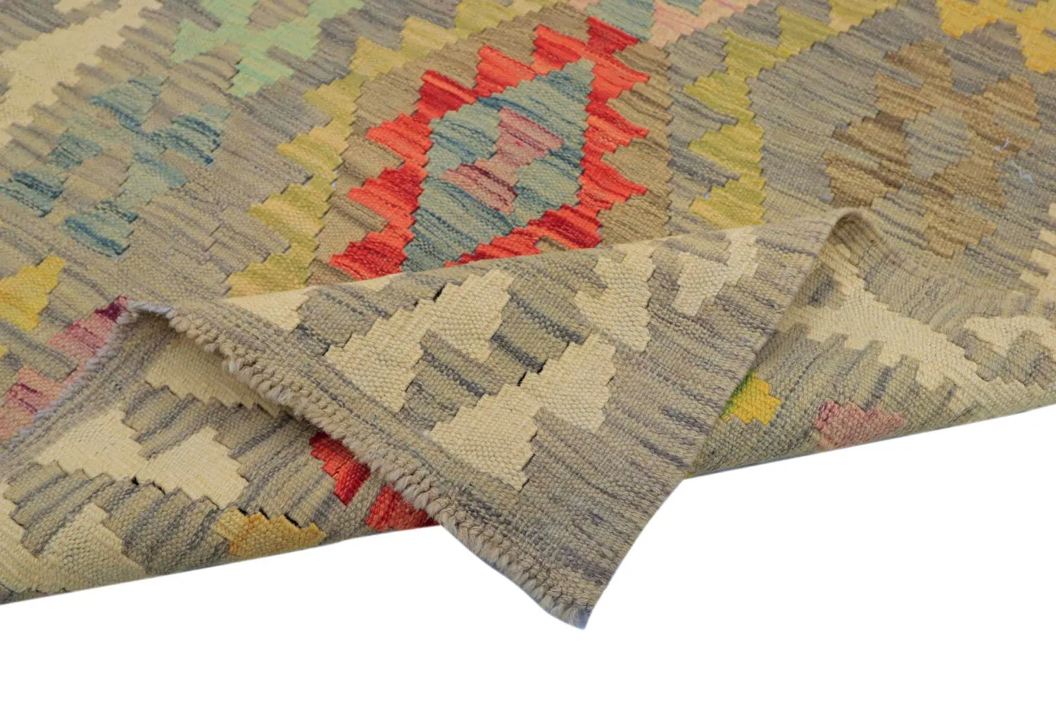 Orientalisk Matta - Vegi Kelim Hand Woven - 81 x 199 cm