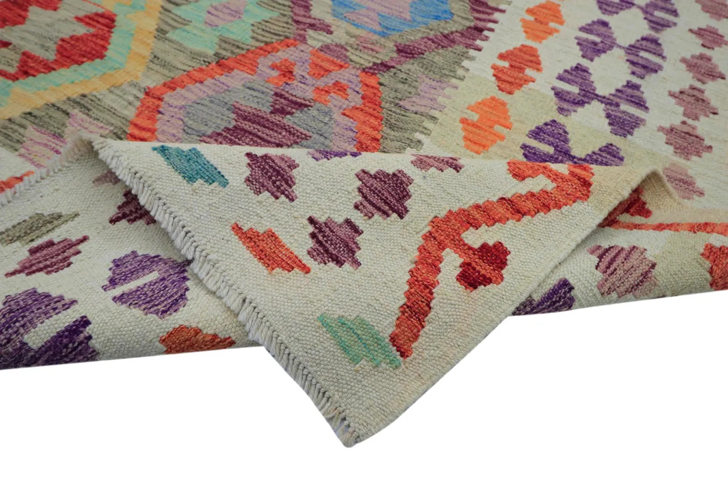 Orientalisk Matta - Vegi Kelim Hand Woven - 175 x 245 cm