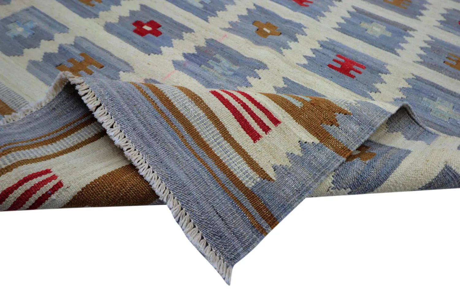 Orientalisk Matta - Vegi Kelim Hand Woven - 98 x 151 cm
