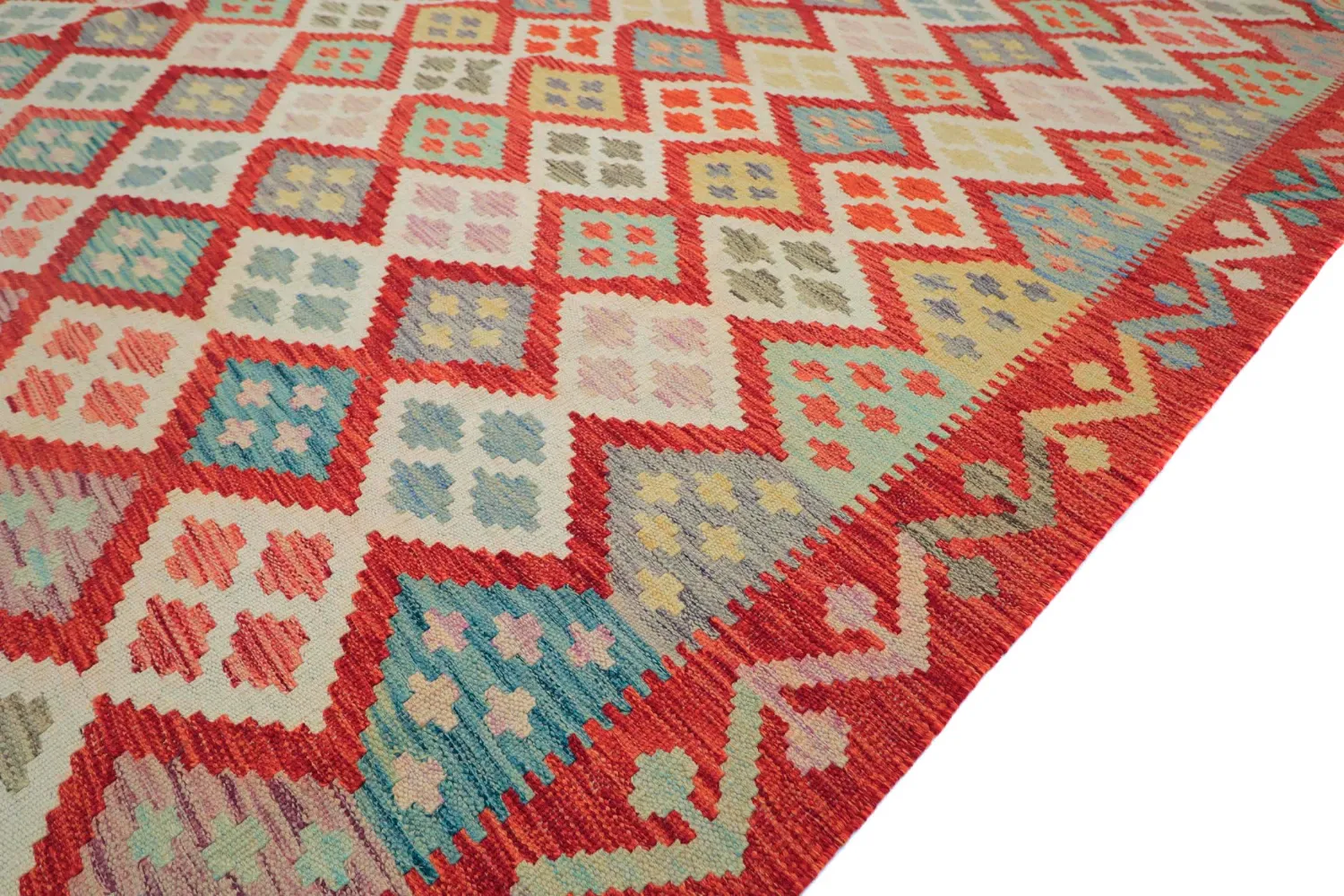 Orientalisk Matta - Vegi Kelim Hand Woven - 174 x 250 cm