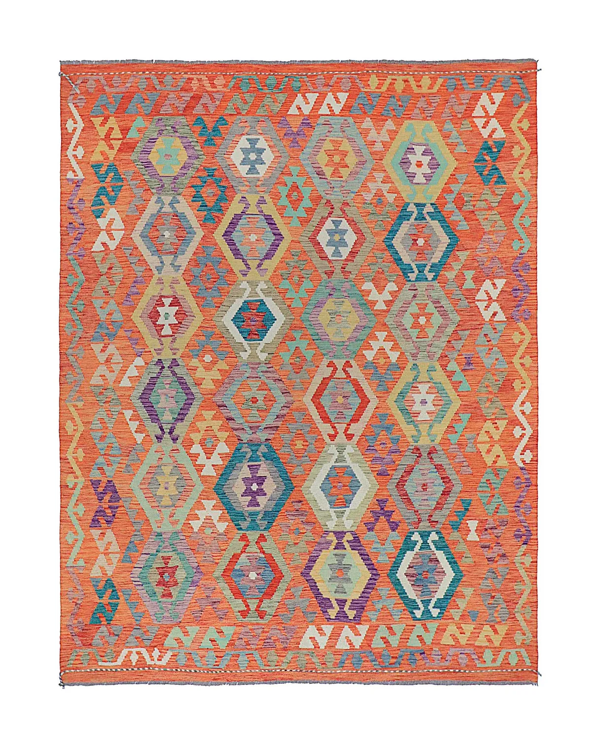Orientalisk Matta - Vegi Kelim Hand Woven - 183 x 240 cm
