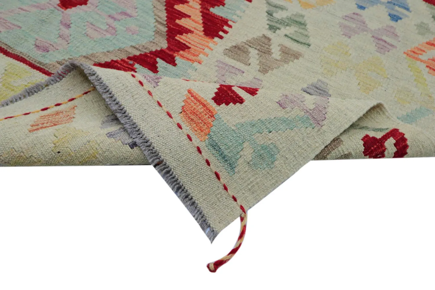 Orientalisk Matta - Vegi Kelim Hand Woven - 176 x 247 cm