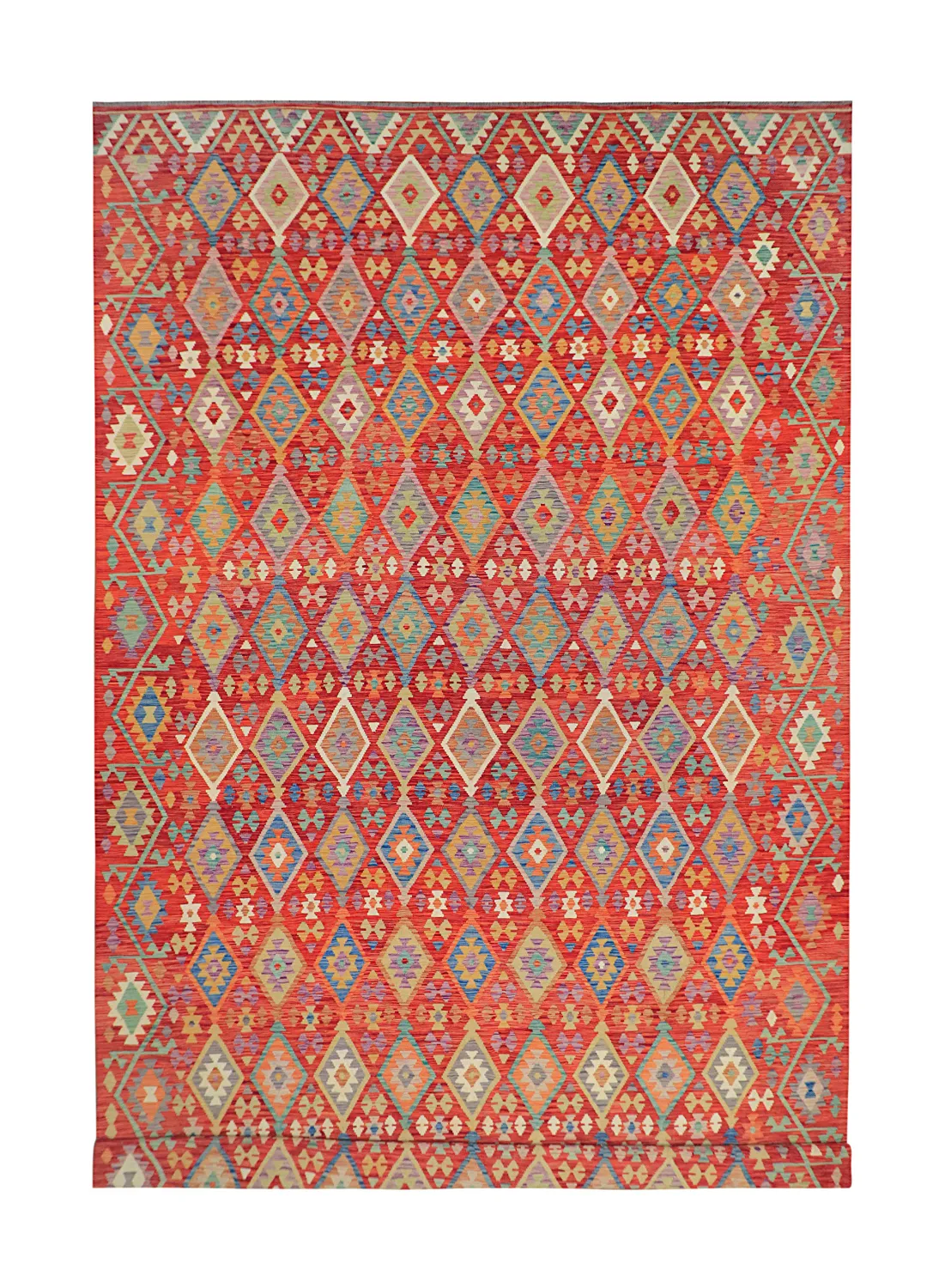 Orientalisk Matta - Vegi Kelim Hand Woven - 303 x 491 cm