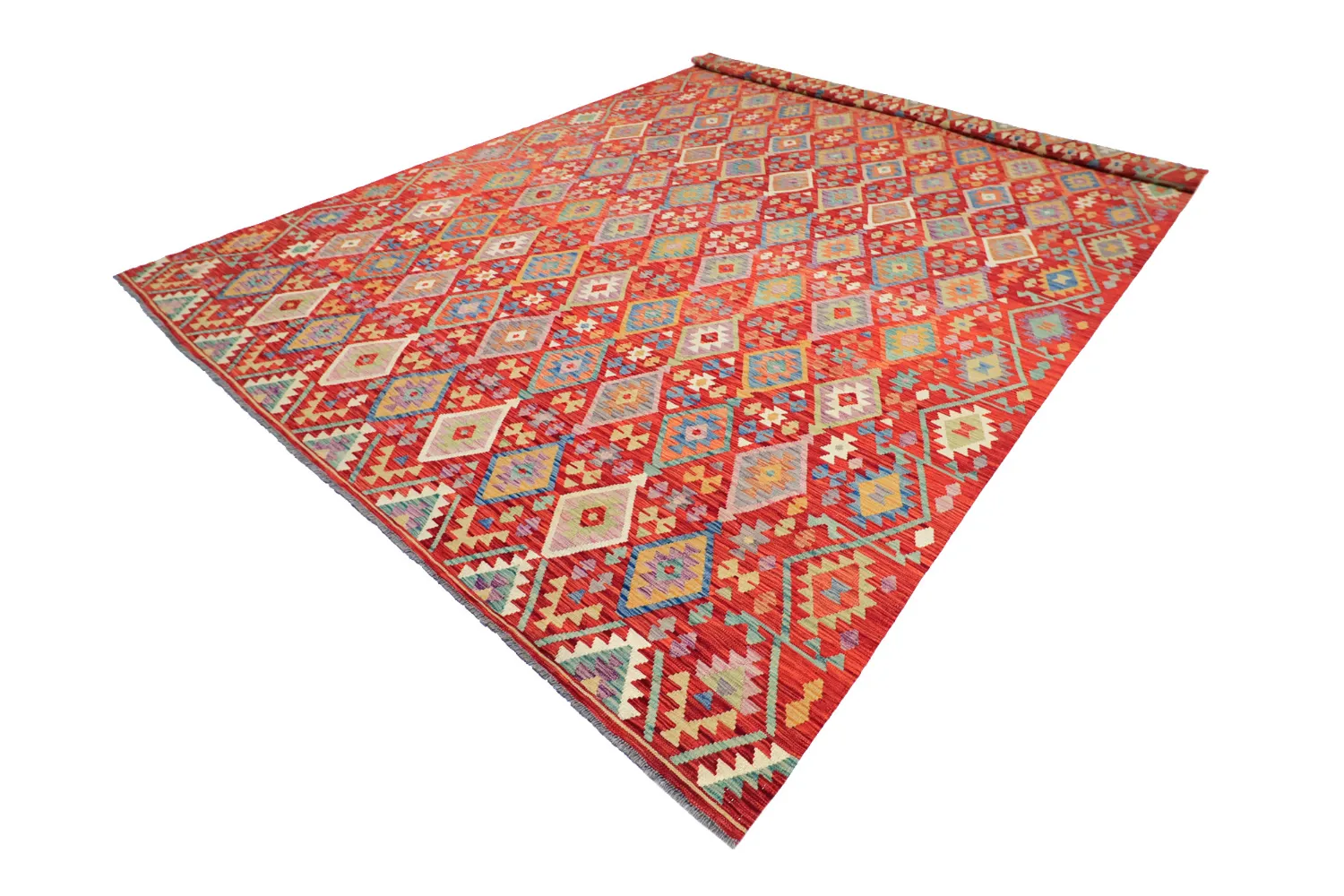 Orientalisk Matta - Vegi Kelim Hand Woven - 303 x 491 cm