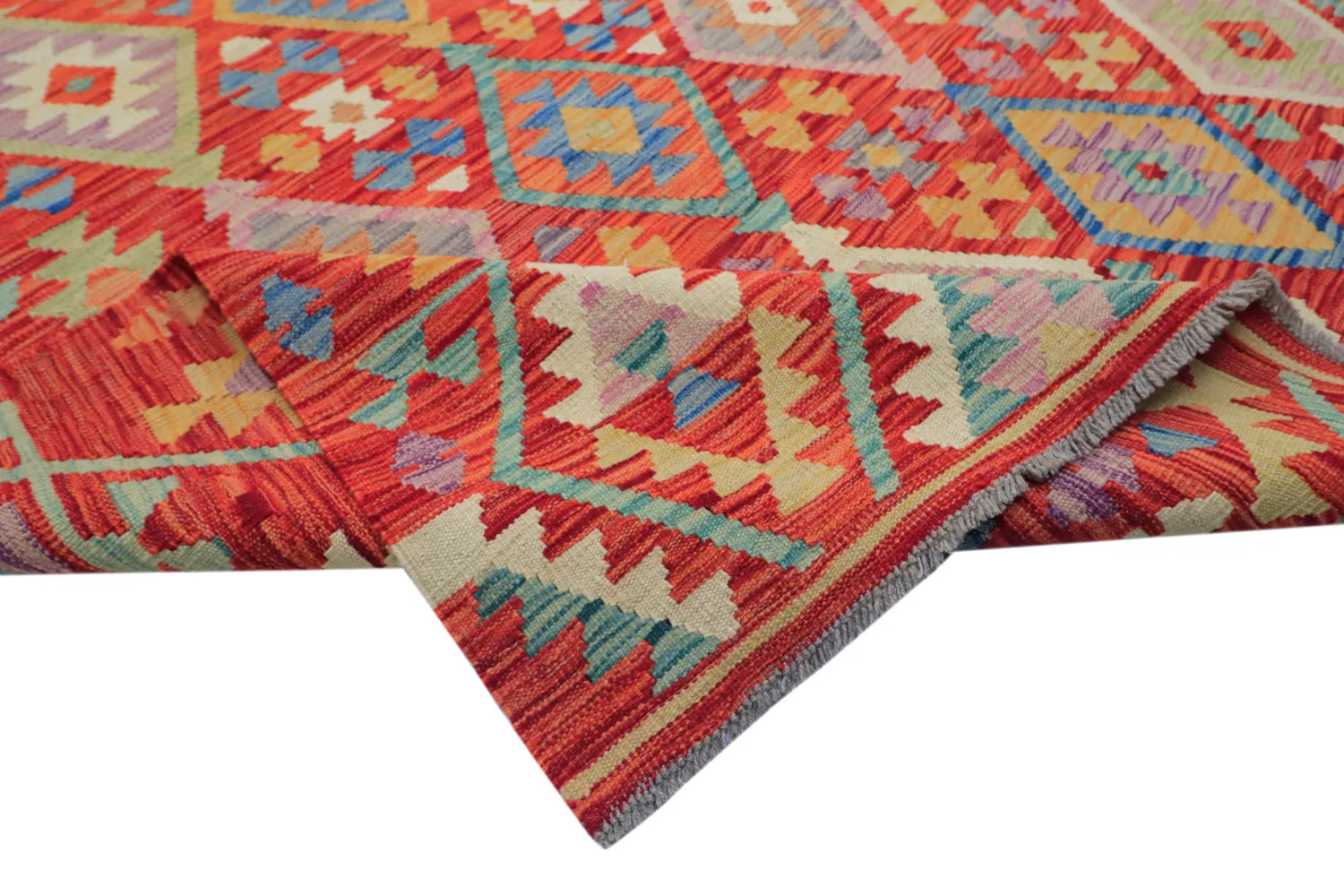 Orientalisk Matta - Vegi Kelim Hand Woven - 303 x 491 cm