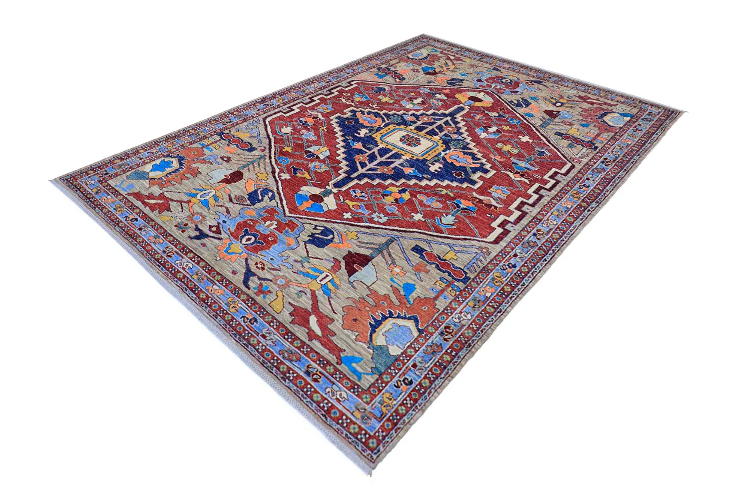 Orientalisk Matta - Chaman Rug Hand Knotted - 199 x 291 cm