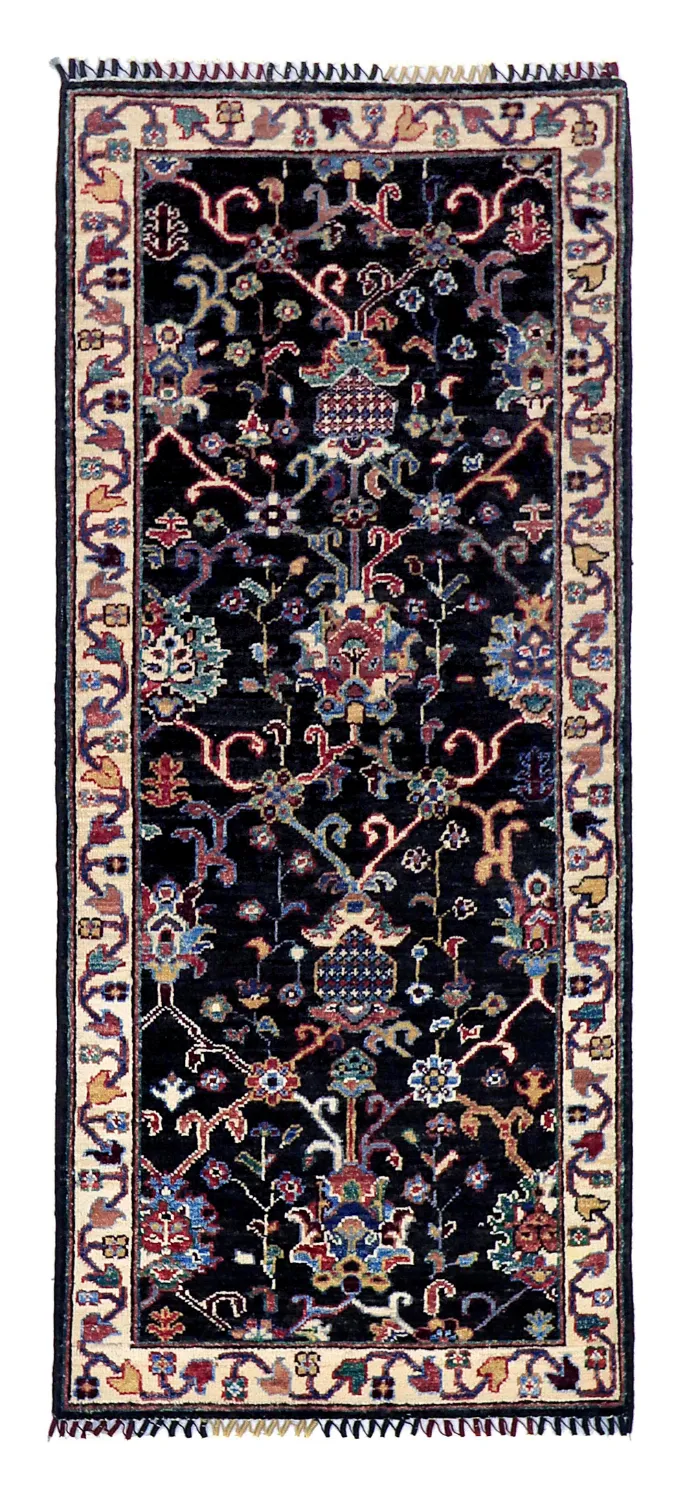 Orientalisk Matta - Chaman Rug Hand Knotted - 63 x 150 cm