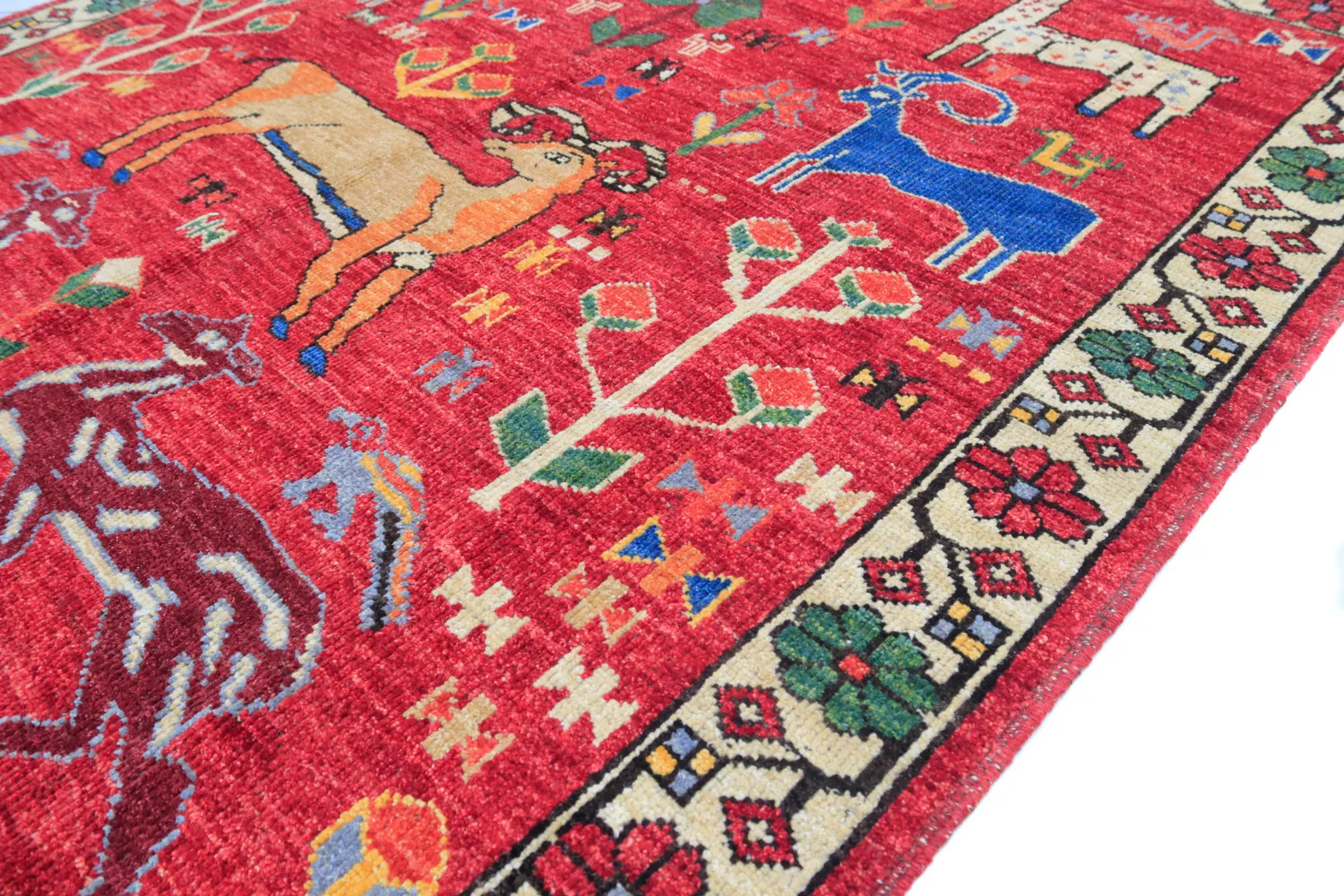 Orientalisk Matta - Tribal Hand Knotted - 158 x 239 cm