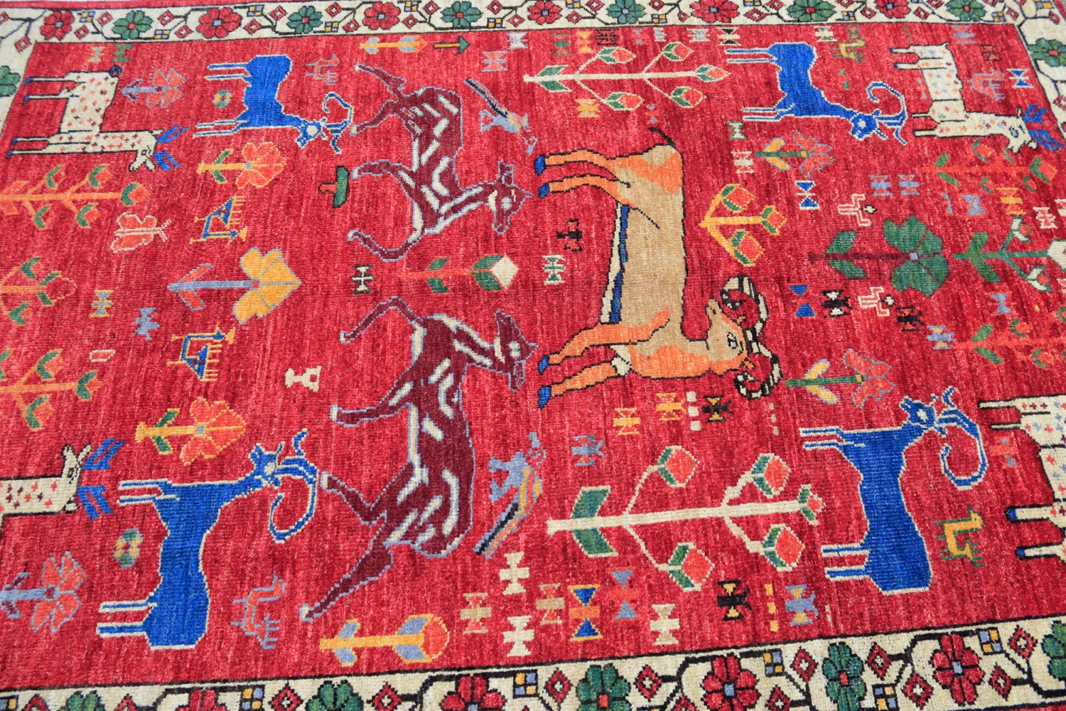 Orientalisk Matta - Tribal Hand Knotted - 158 x 239 cm