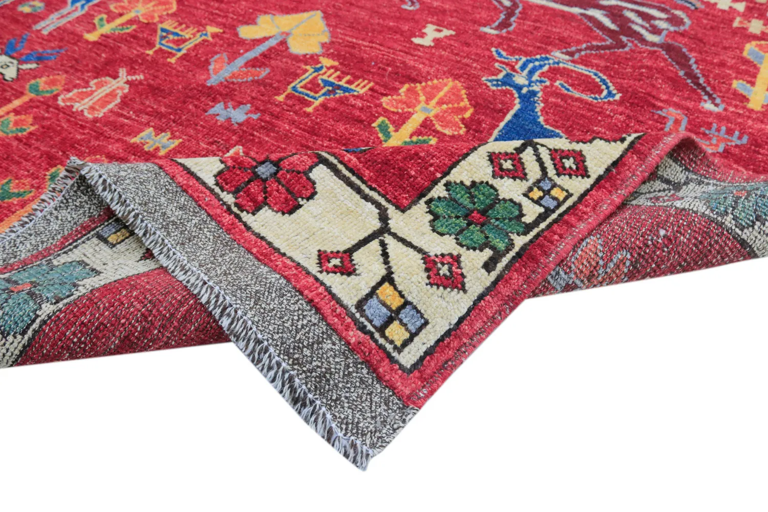 Orientalisk Matta - Tribal Hand Knotted - 158 x 239 cm