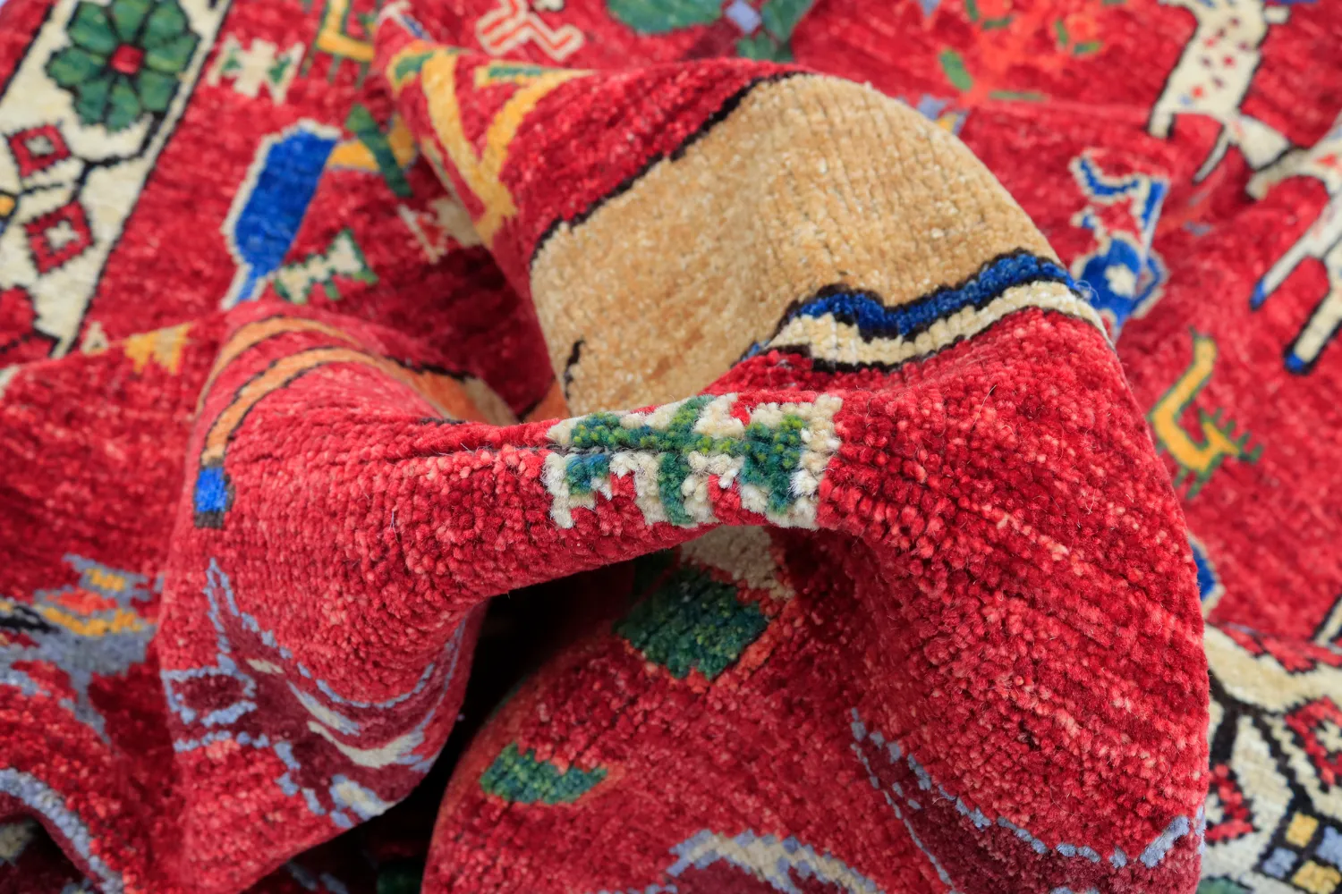Orientalisk Matta - Tribal Hand Knotted - 158 x 239 cm