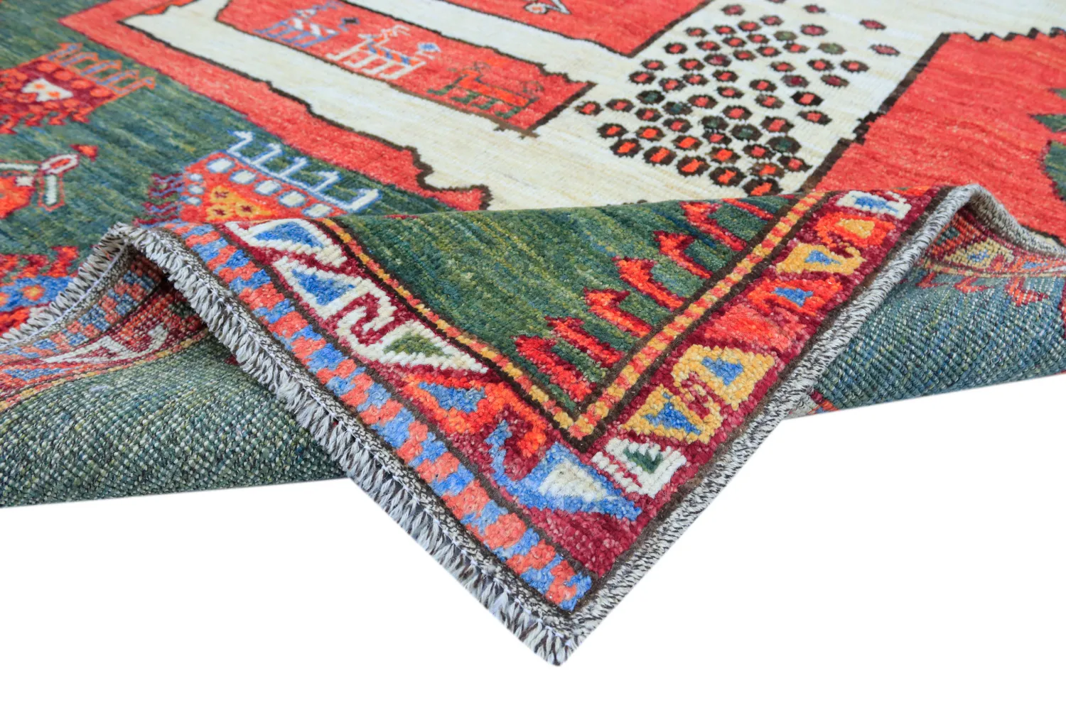 Orientalisk Matta - Tribal Hand Knotted - 149 x 211 cm