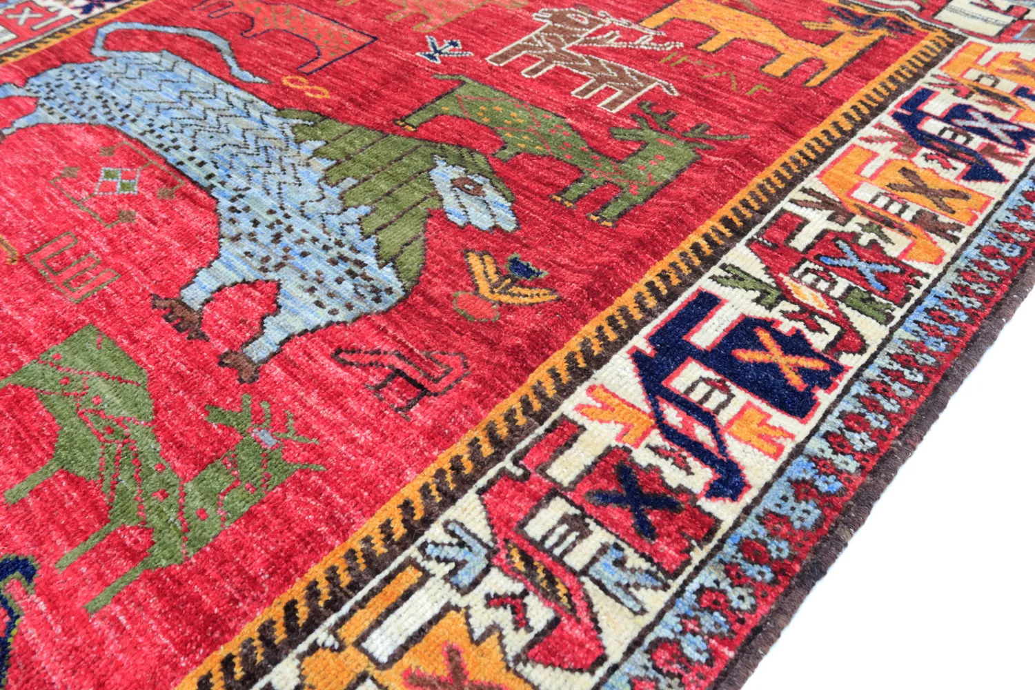 Orientalisk Matta - Tribal Hand Knotted - 148 x 199 cm