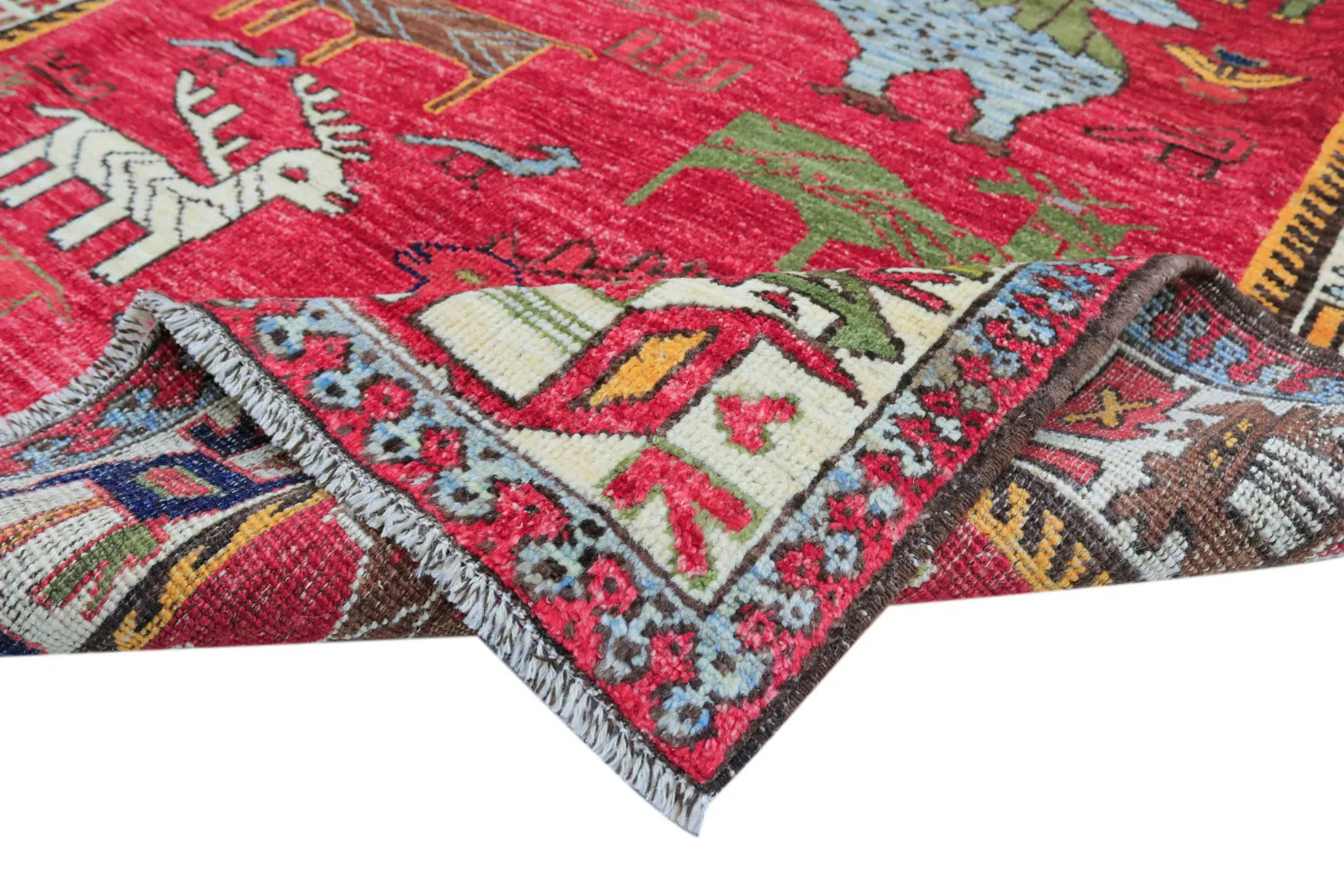 Orientalisk Matta - Tribal Hand Knotted - 148 x 199 cm