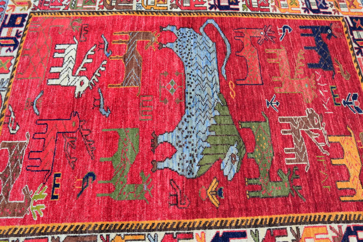 Orientalisk Matta - Tribal Hand Knotted - 148 x 199 cm