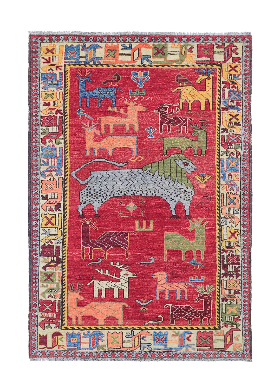 Orientalisk Matta - Tribal Hand Knotted - 153 x 213 cm