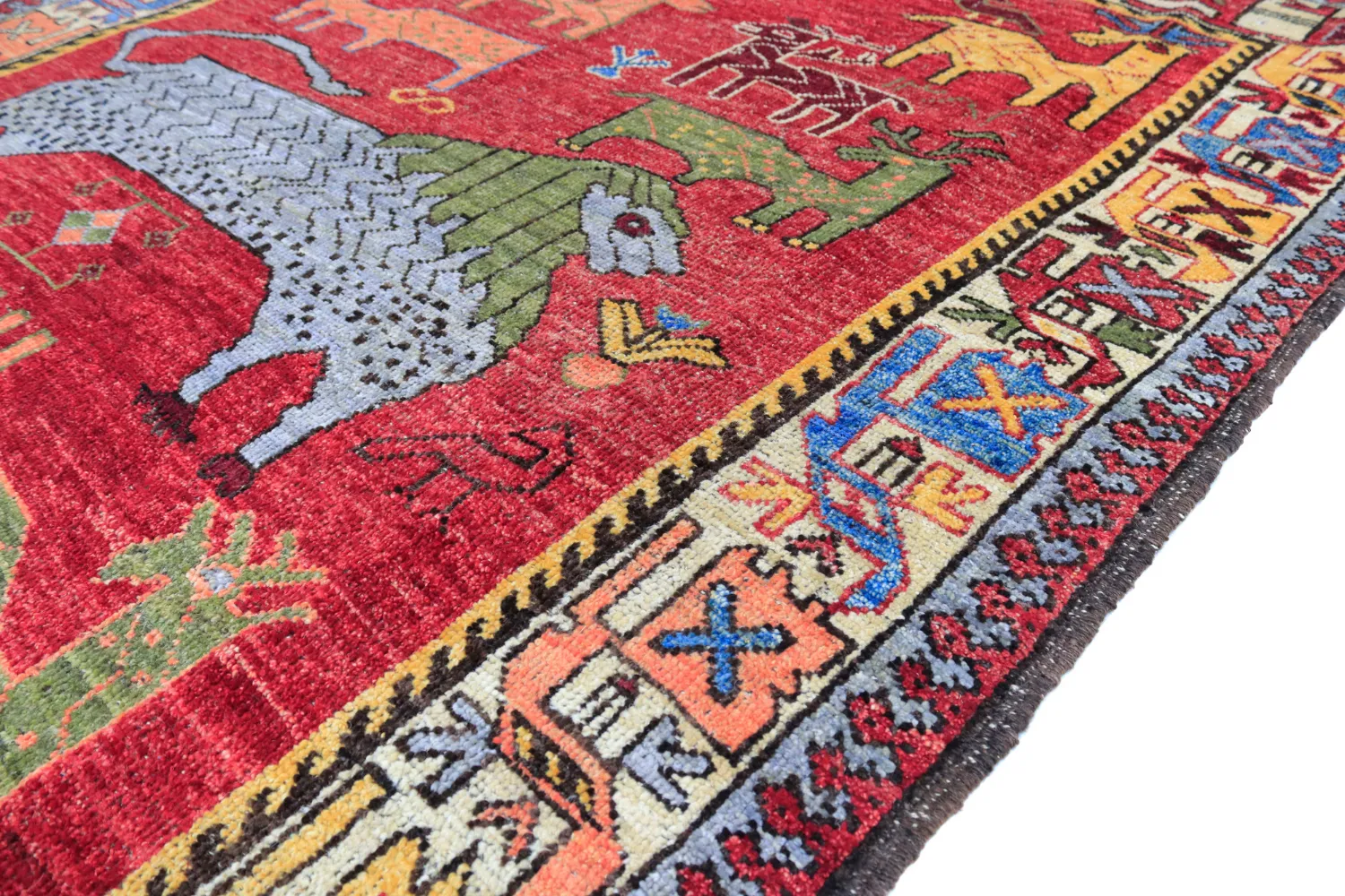 Orientalisk Matta - Tribal Hand Knotted - 153 x 213 cm