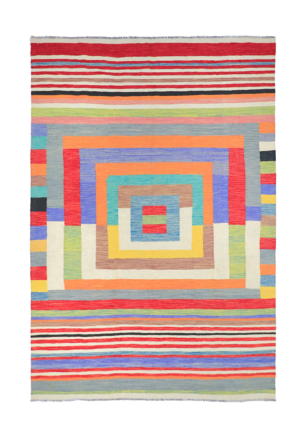 Orientalisk Matta - Kelim Hand Woven - 205 x 299 cm