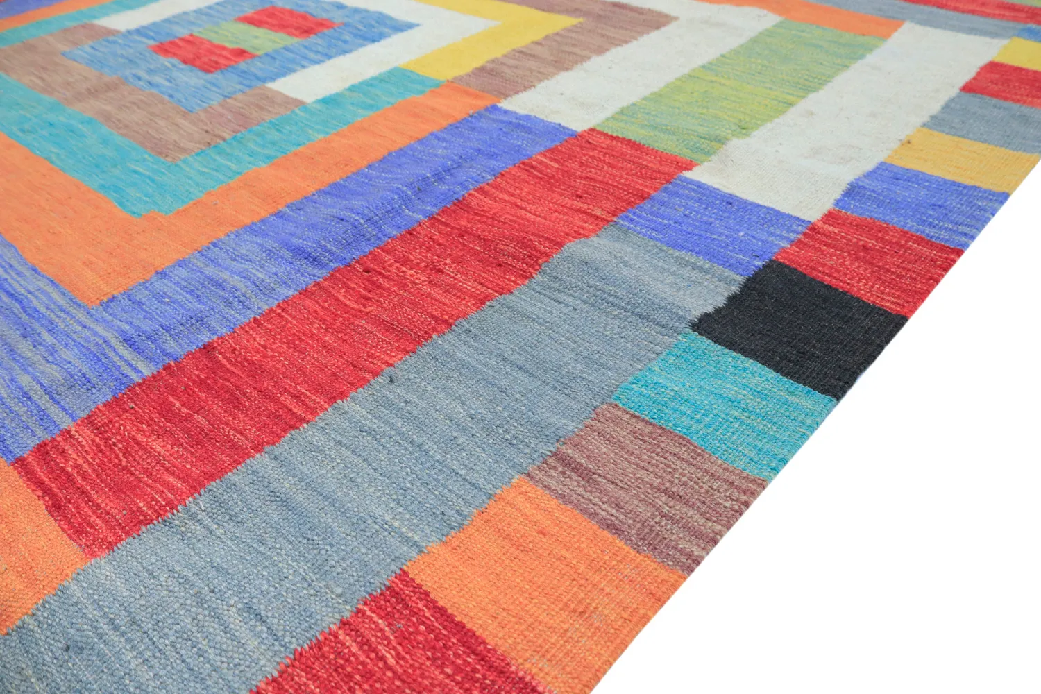 Orientalisk Matta - Kelim Hand Woven - 205 x 299 cm