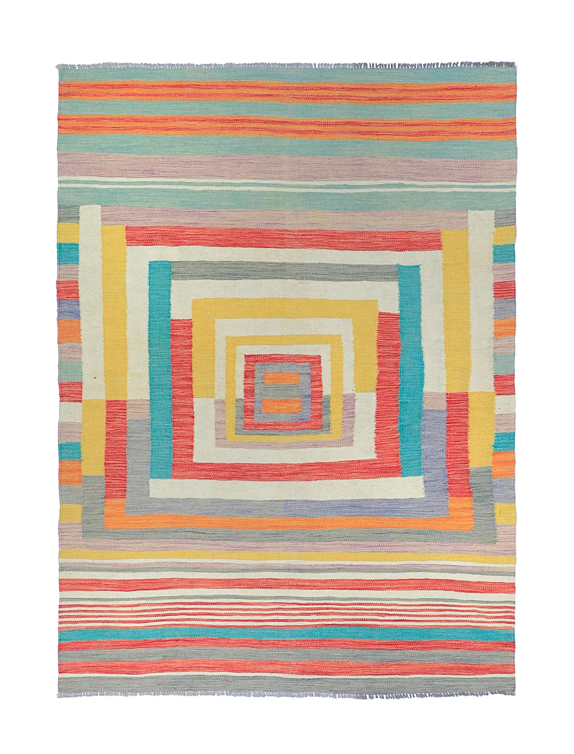 Orientalisk Matta - Kelim Hand Woven - 151 x 202 cm