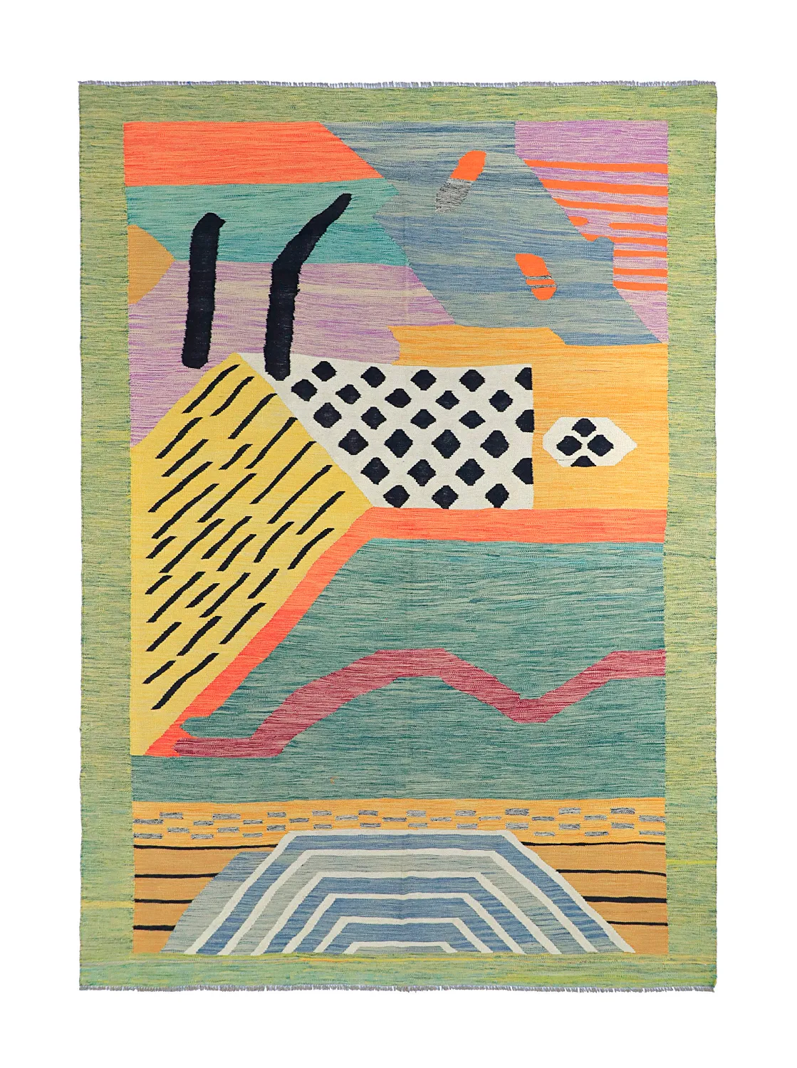 Orientalisk Matta - Kelim Hand Woven - 199 x 302 cm