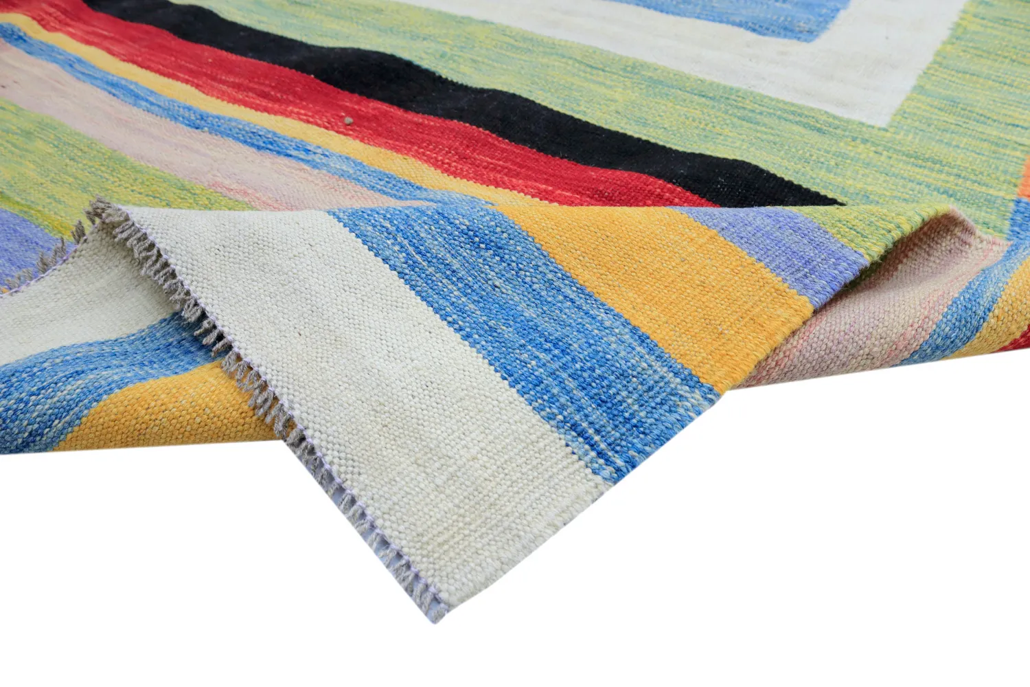 Orientalisk Matta - Kelim Hand Woven - 201 x 299 cm
